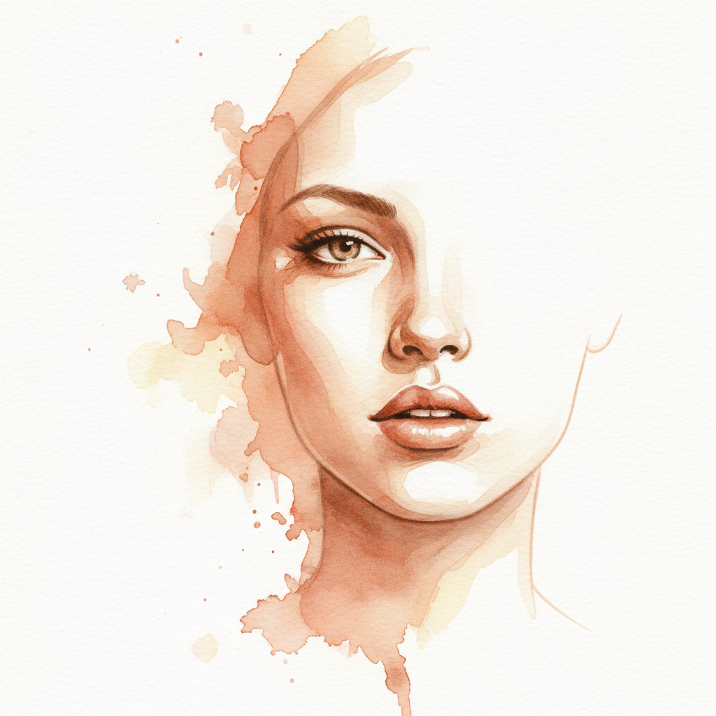 The Watercolor — Half-Face Art Case