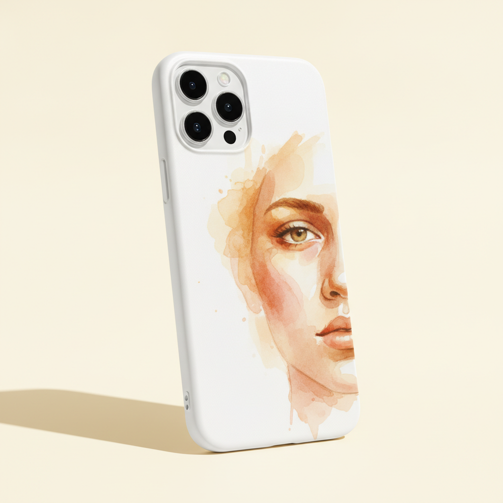 The Watercolor — Half-Face Art Case
